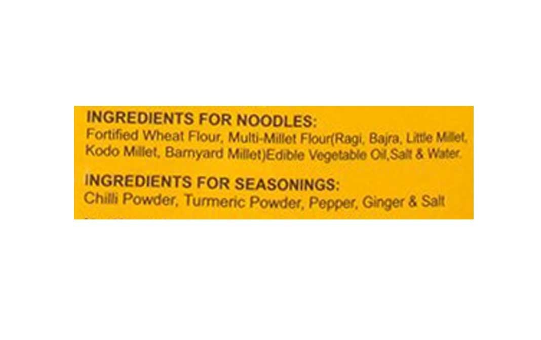 Naturally yours Multi-Millet Noodles    Pack  180 grams